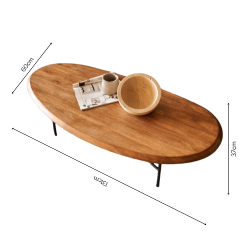 WOOD COFFEE TABLE - Image 2