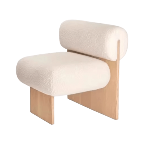 WOOD LOUNGE CHAIR - Image 1