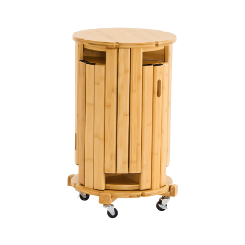 WOODEN STOOL - Image 1