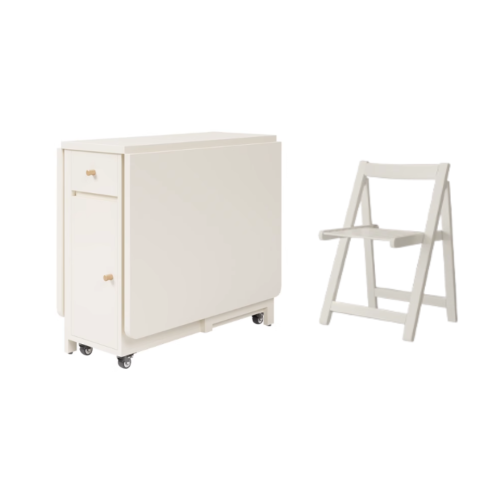 DINING SET WITH CABINET - Image 1